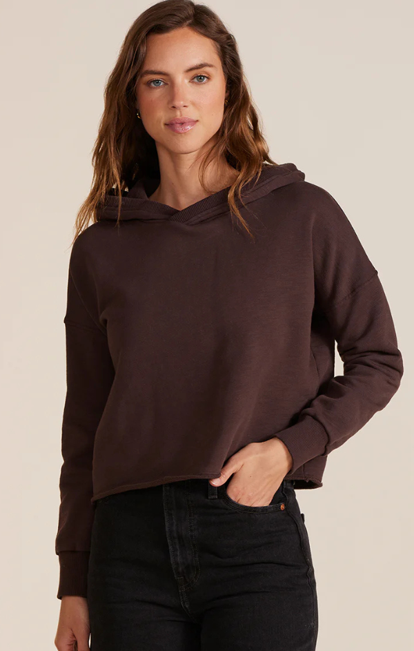 Bobi - Hi Low Cropped Hoodie