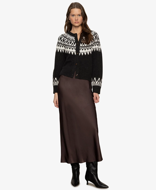 Sanctuary - Fairisle Crewneck Cardi
