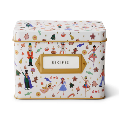 Tin Recipe Box