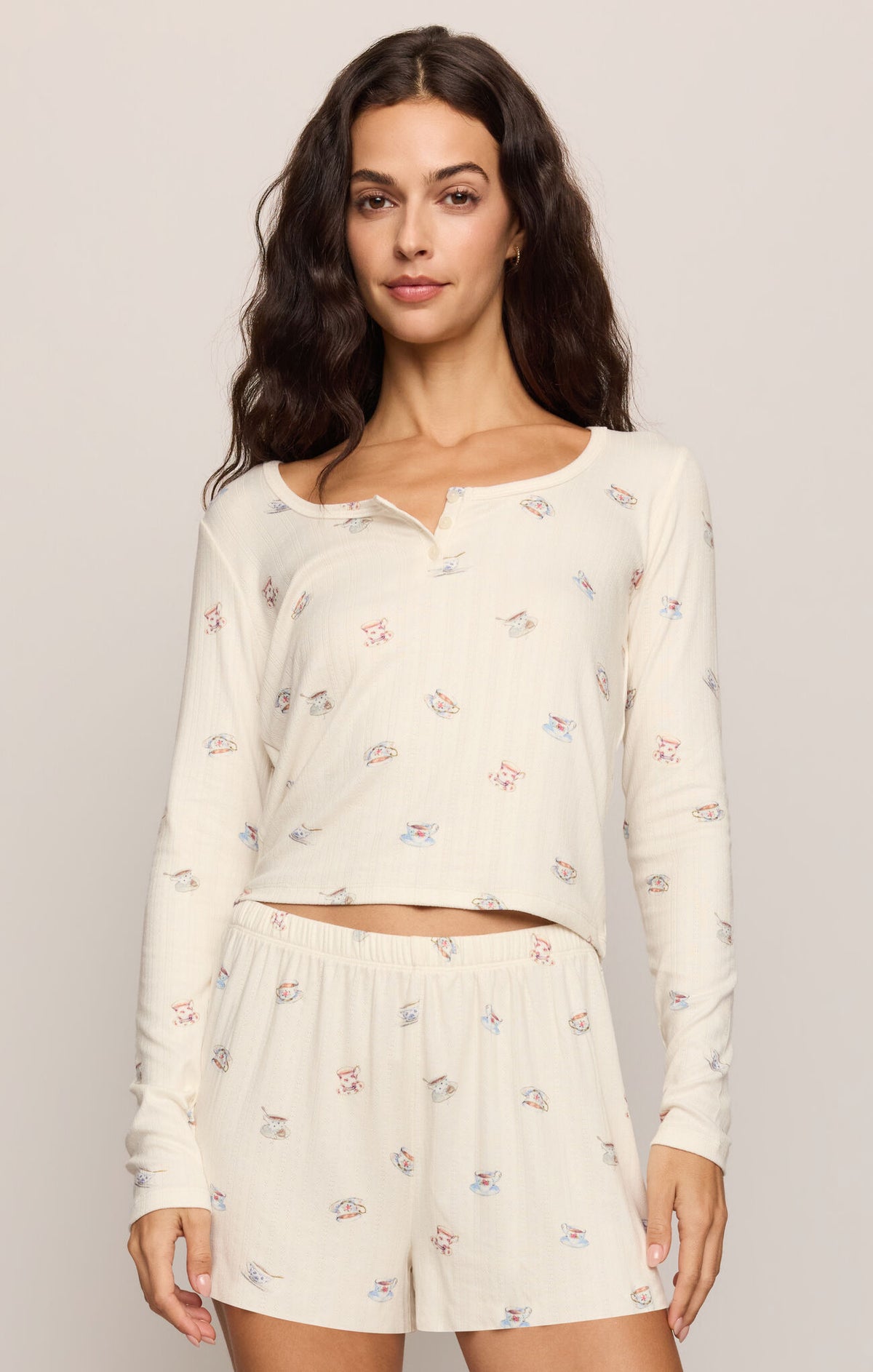 Z Supply Tea Time Long Sleeve Top