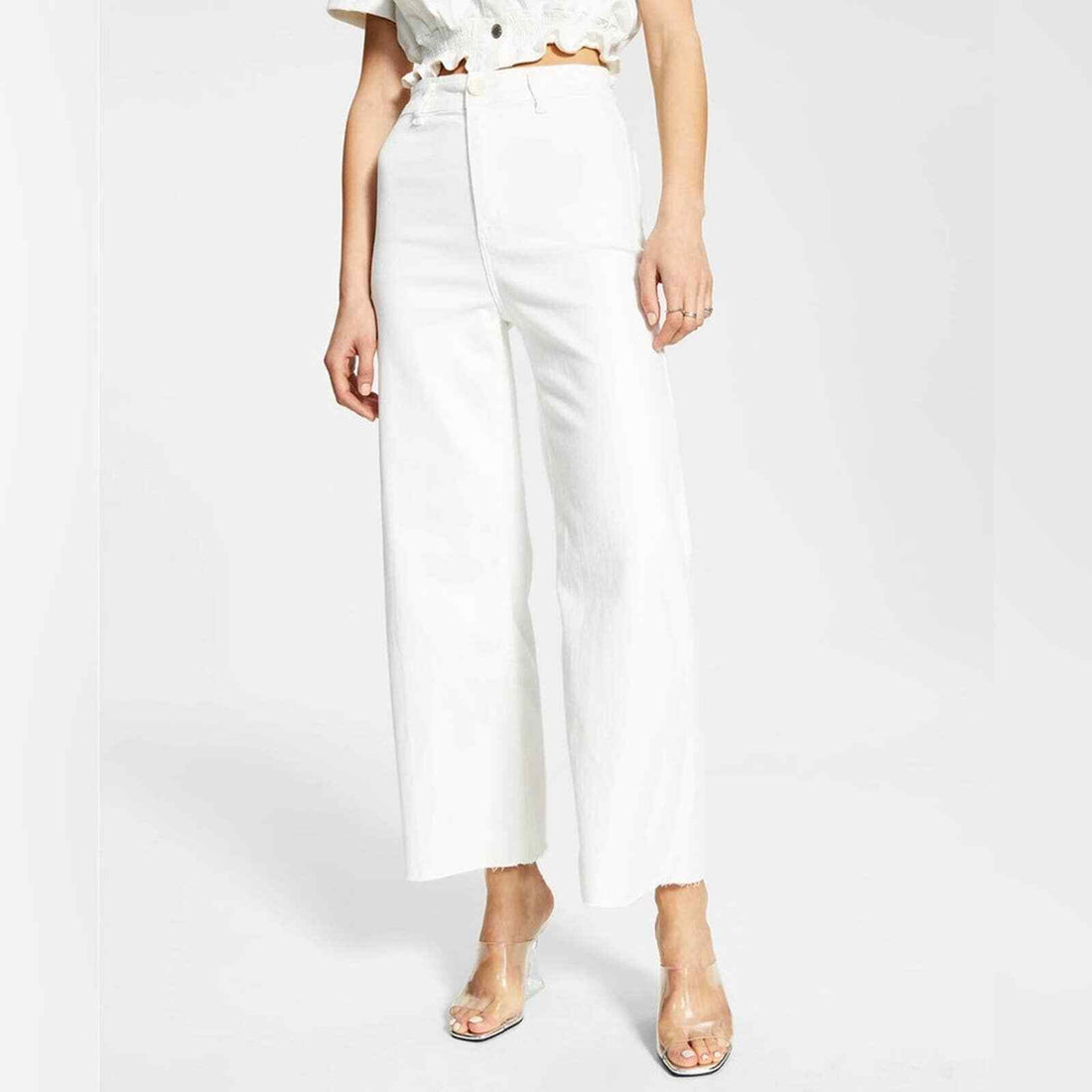The Carla Wide Leg Crop Jean