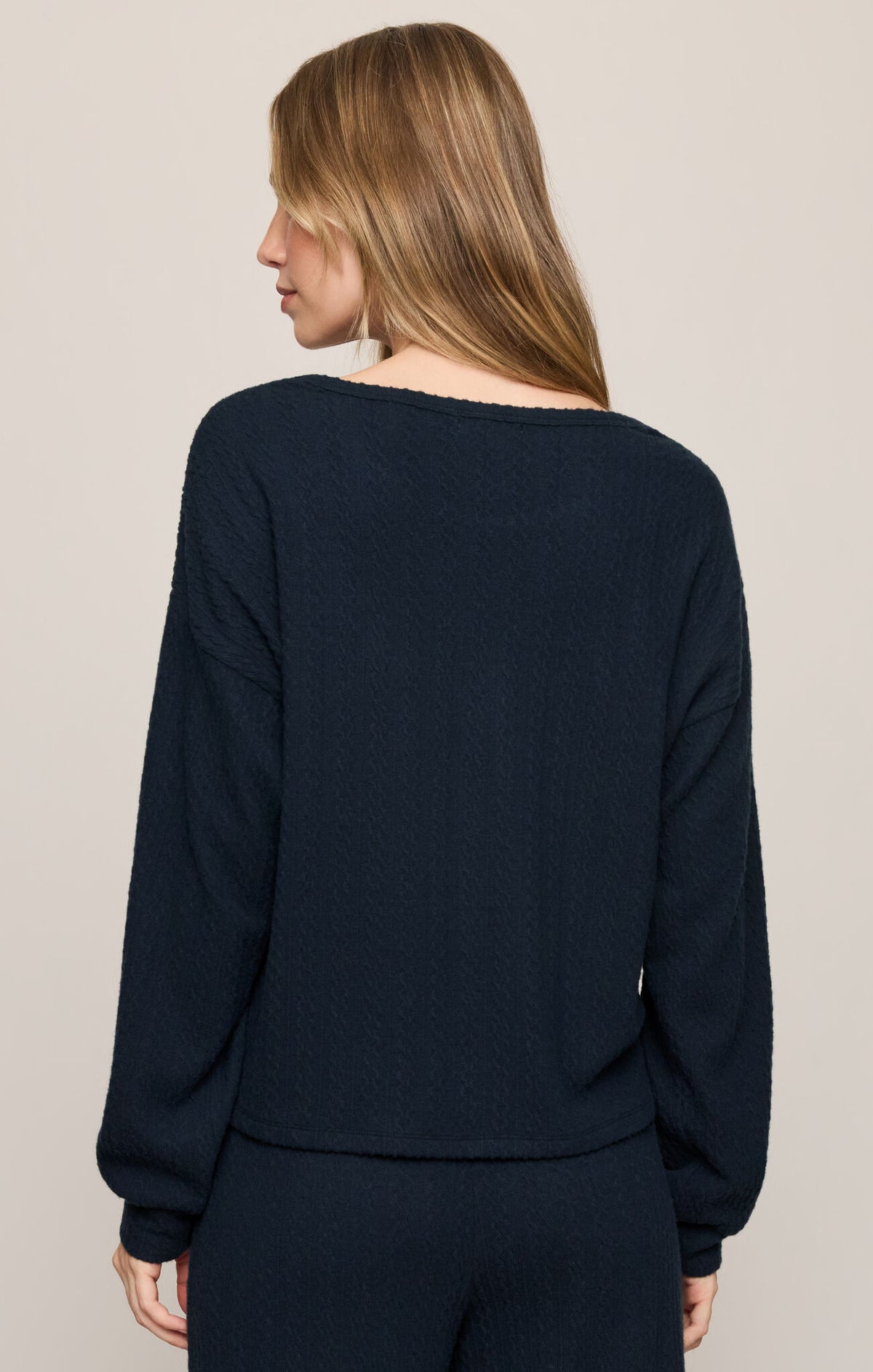 Z Supply Daydreamer Cable Long Sleeve Top