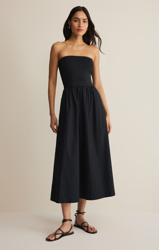 Z Supply Sunsought Strapless Midi Dress