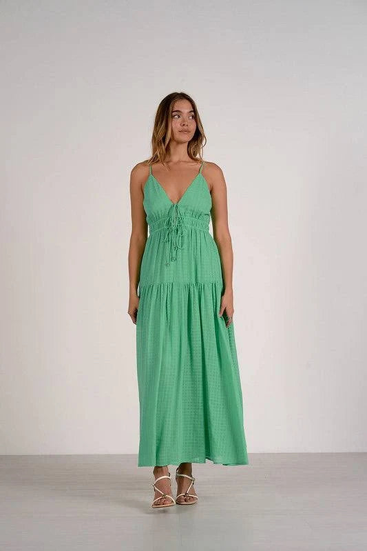 Elan - Spaghetti Strap Maxi Dress