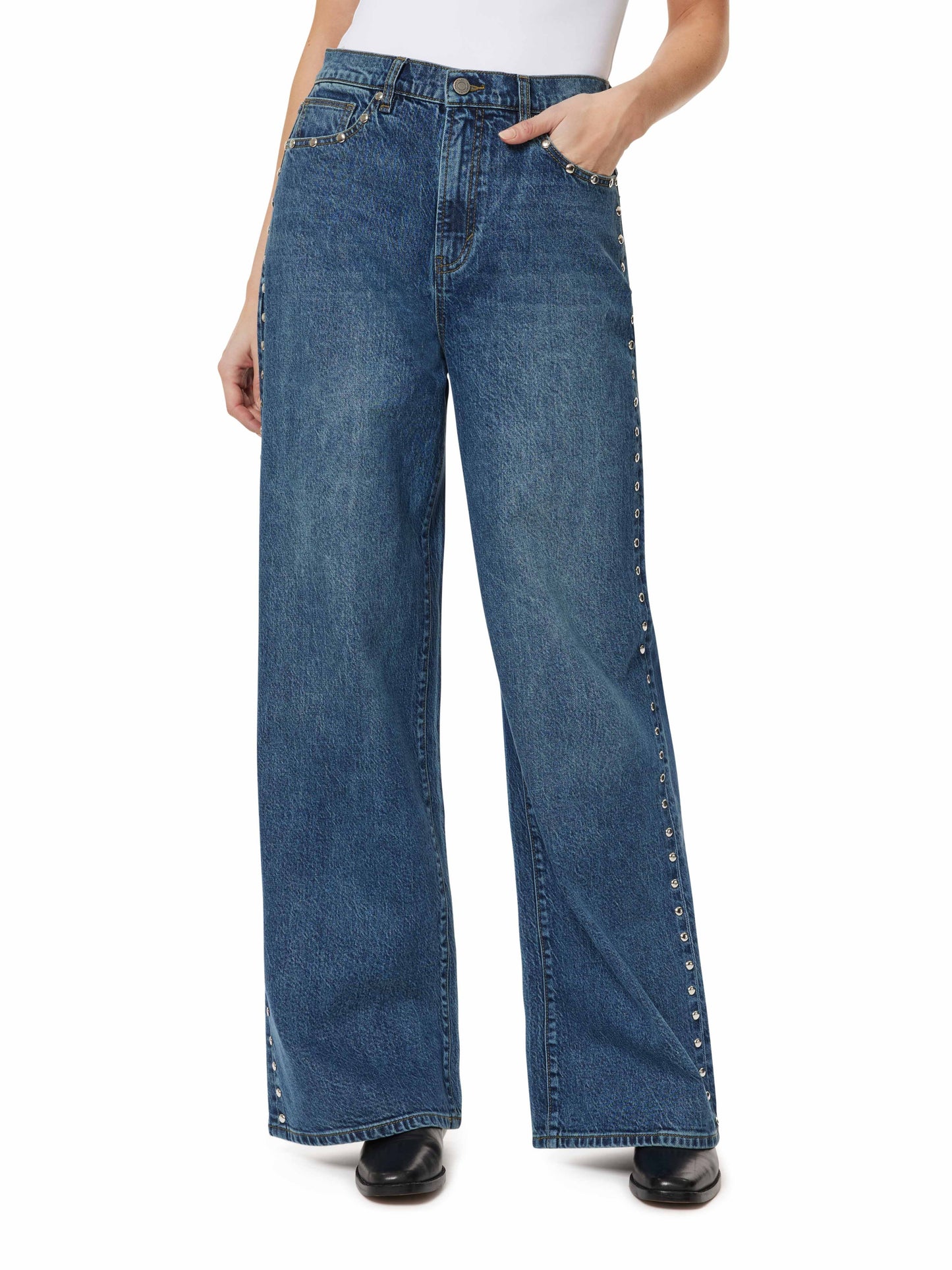 Habitual - Gemma Wide Leg Jean