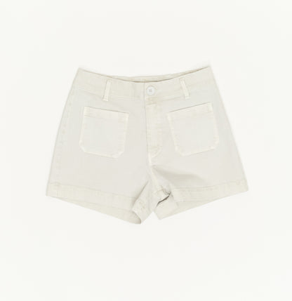 High Rise Patch Pocket Short