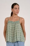 Elan Spaghetti Strap Flowy Top