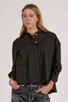 Elan Long Sleeved Collared Top
