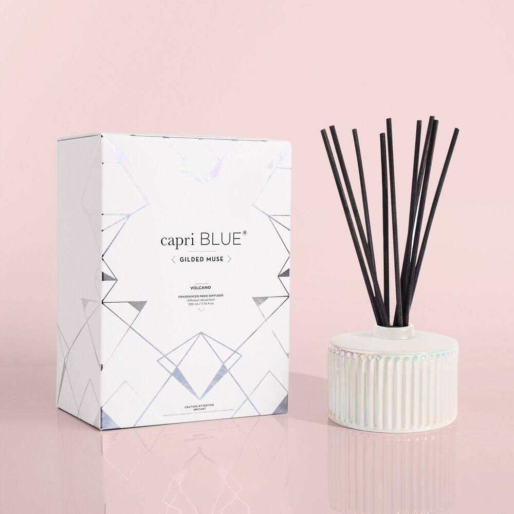 Capri Blue - White Gilded Muse Reed Diffuser